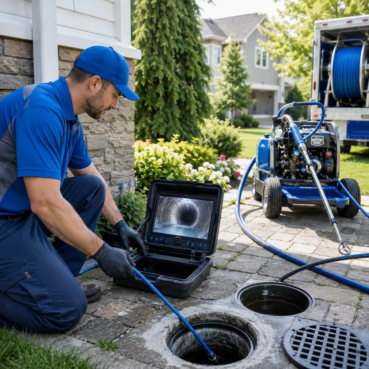 Outdoor drain cleaning professionals serving Portales, NM